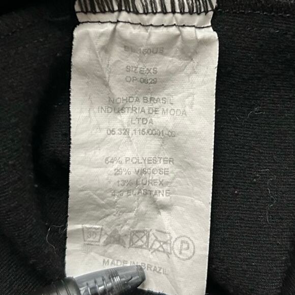 PatBO Women’s Highneck Dolman Long Sleeve Lurex‎ Top Metallic Blue-Size XS - Picture 7 of 7